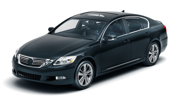 Роскошный автомобиль в студии
