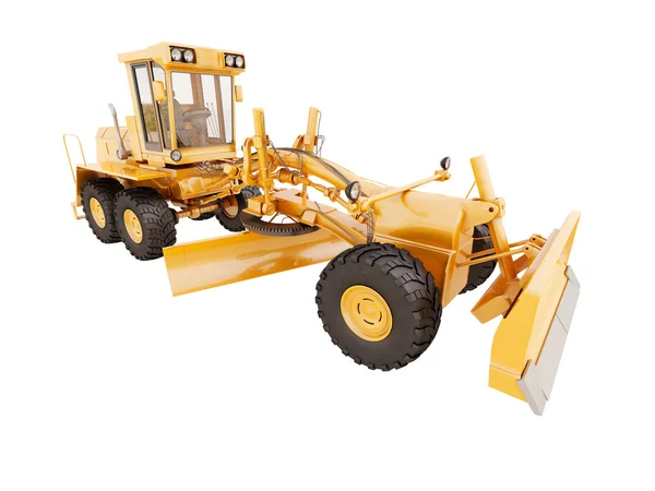 Modern grader isolated — Stock Photo, Image