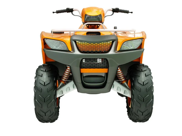 Moto quad isolado — Fotografia de Stock