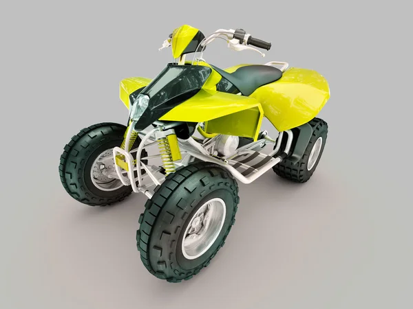 Firehjuls motorsykkel – stockfoto