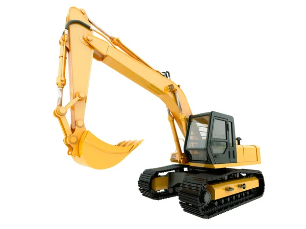 Excavator isolated — Stock Photo, Image