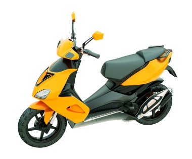 modern scooter izole