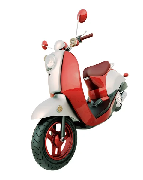 Scooter classico isolato — Foto Stock