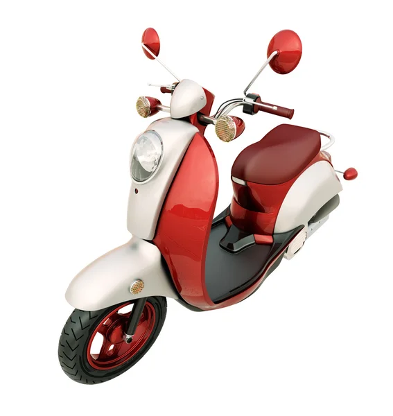 Scooter classico isolato — Foto Stock