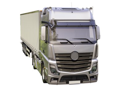 izole Romörklü Kamyon