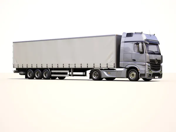 Semi-trailer truck — Stock Photo, Image