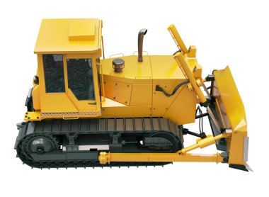 ağır zincir buldozer izole