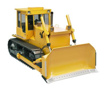 ağır zincir buldozer izole