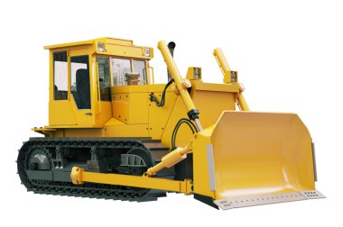 ağır zincir buldozer izole