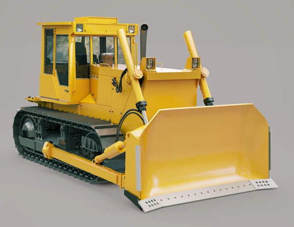 Heavy crawler bulldozer — Stock Photo, Image