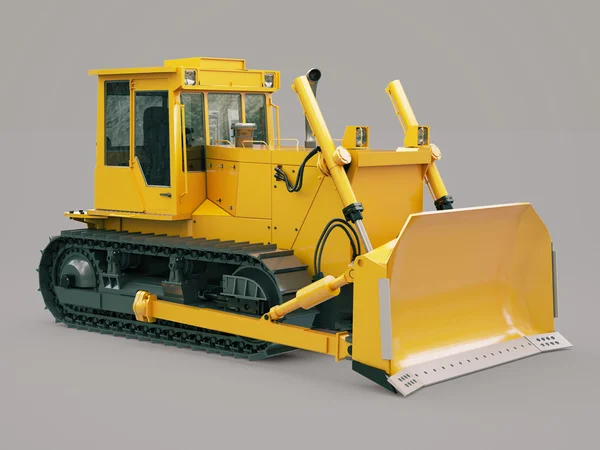 Heavy crawler bulldozer — Stock Photo, Image