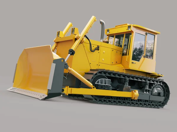 Heavy crawler bulldozer — Stock Photo, Image