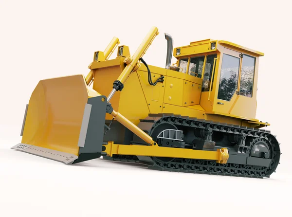 Heavy crawler bulldozer — Stock Photo, Image