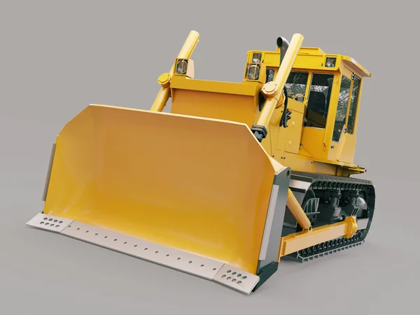 Zware crawler bulldozer — Stockfoto