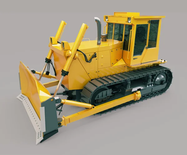 Heavy crawler bulldozer — Stock Photo, Image