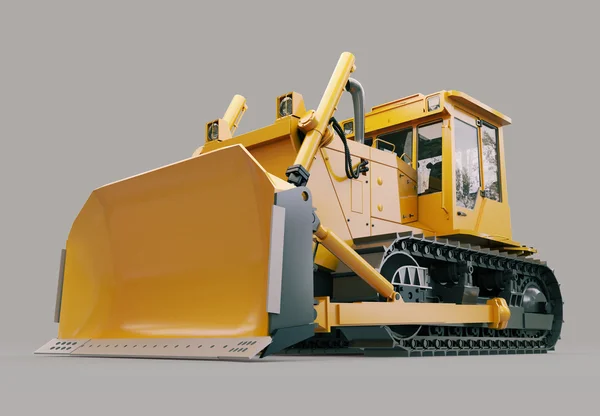 Zware crawler bulldozer — Stockfoto