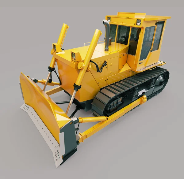 Heavy crawler bulldozer — Stock Photo, Image