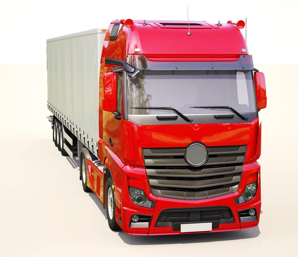 Semi-trailer truck — Stock Photo, Image