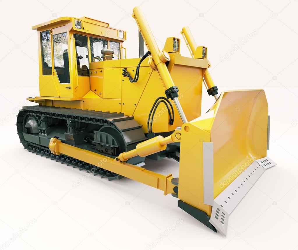 Heavy crawler bulldozer