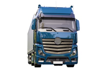 izole Romörklü Kamyon