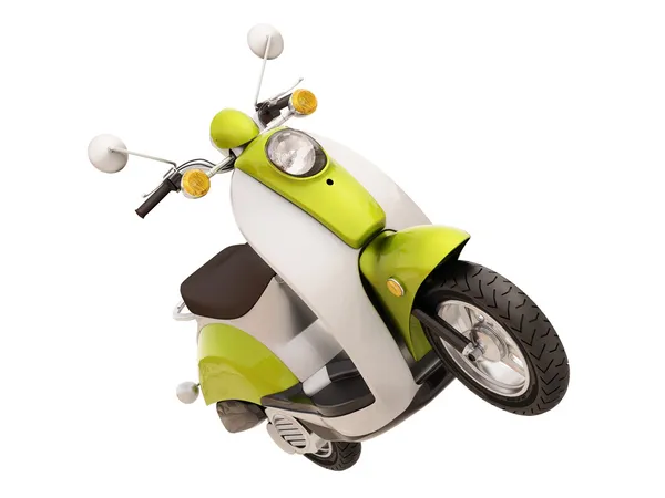 Klassieke scooter geïsoleerd — Stockfoto