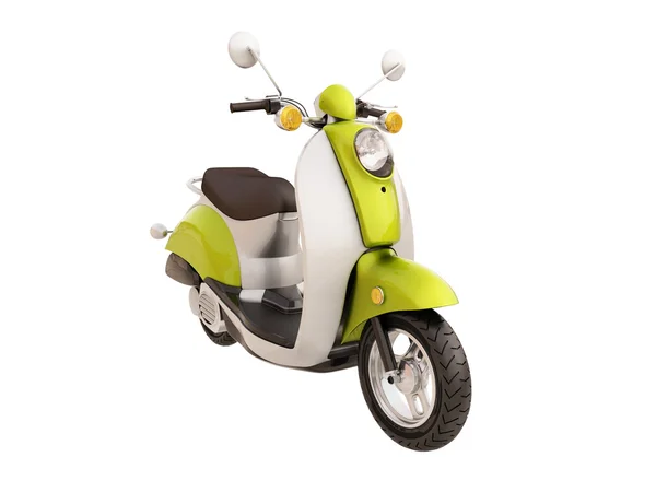 Klassieke scooter geïsoleerd — Stockfoto