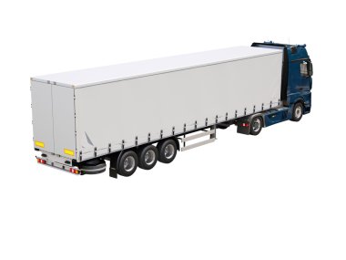 izole Romörklü Kamyon