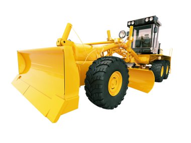 Modern grader isolated clipart