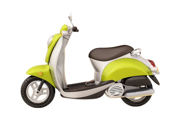 Klassieke scooter geïsoleerd — Stockfoto