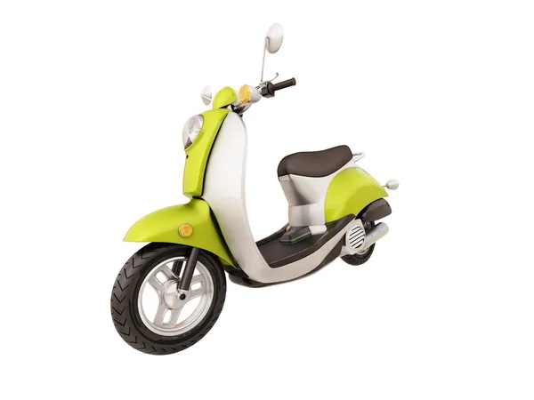 Klassieke scooter geïsoleerd — Stockfoto