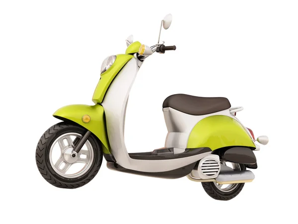 Klassieke scooter geïsoleerd — Stockfoto