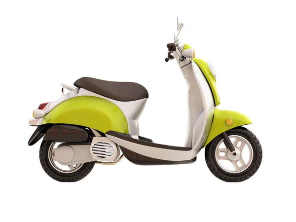 Klassieke scooter geïsoleerd — Stockfoto