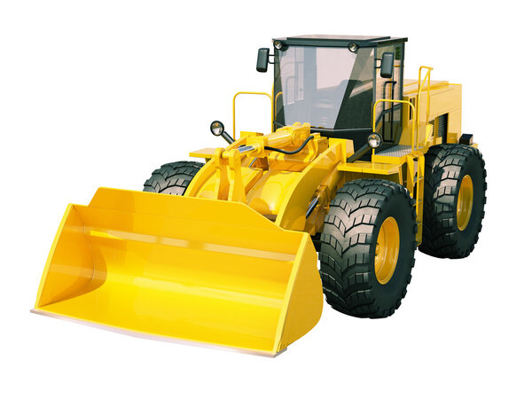 Front loader isolated