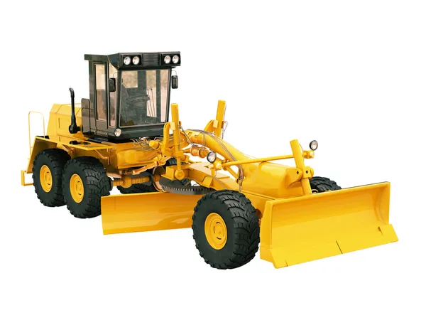 Modern grader isolated — Stock Photo, Image