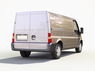 gri ticari teslimat van