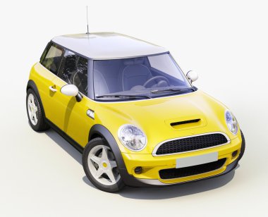 Modern kompakt şehir otomobili