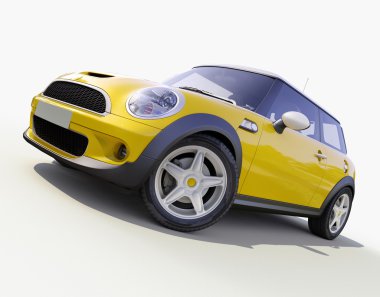 Modern kompakt şehir otomobili