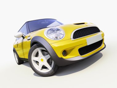 Modern kompakt şehir otomobili