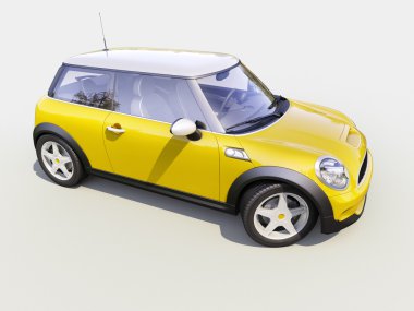 Modern kompakt şehir otomobili