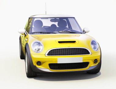 Modern kompakt şehir otomobili