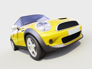 Modern kompakt şehir otomobili