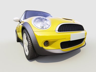 Modern kompakt şehir otomobili