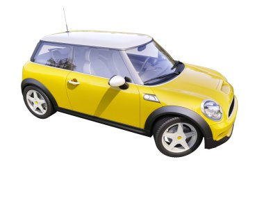 Modern kompakt şehir otomobili