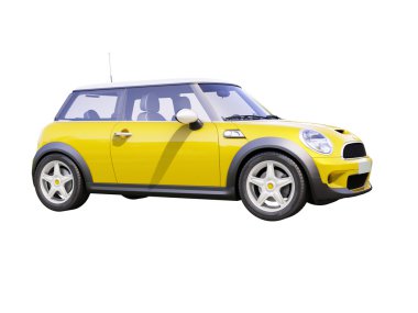 Modern kompakt şehir otomobili