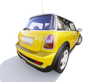 Modern kompakt şehir otomobili