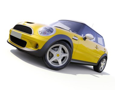 Modern kompakt şehir otomobili