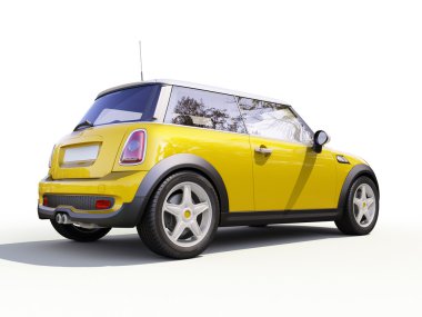 Modern kompakt şehir otomobili