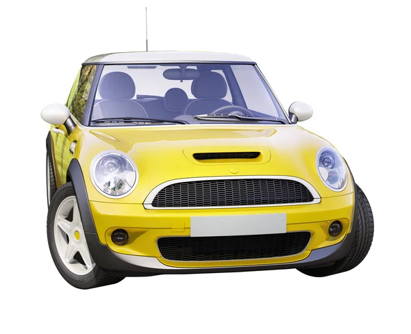 Modern compact city car — Stock Photo, Image