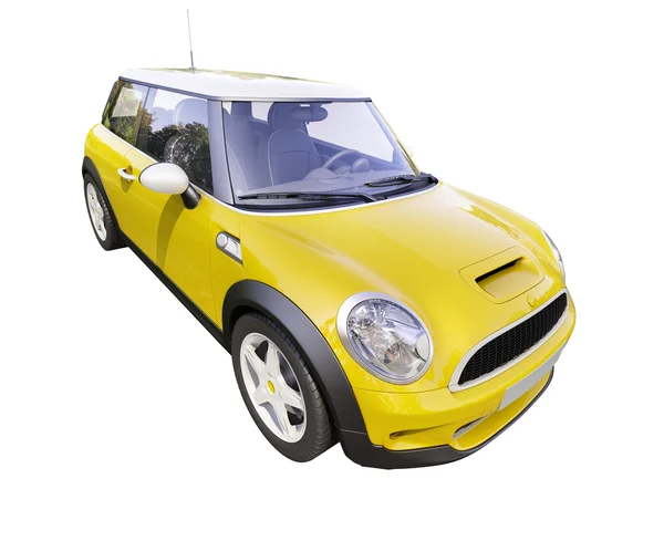 Modern compact city car — Stock Photo, Image