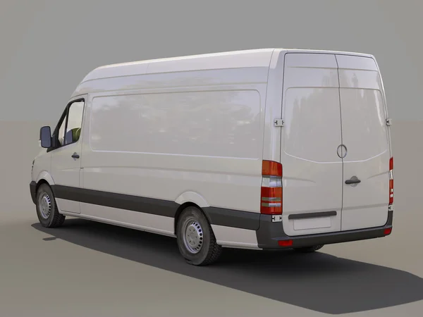 Commercial van — Stock Photo, Image